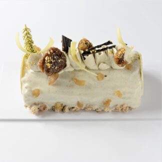 BÛCHE ROULÉE MARRON GLACÉ À LA VANILLE 6 PERSONNES