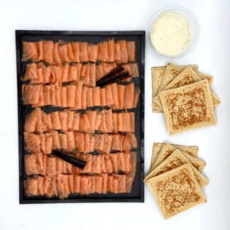 PLATEAU DE SAUMON FUMÉ DE BOULOGNE SUR MER 600g