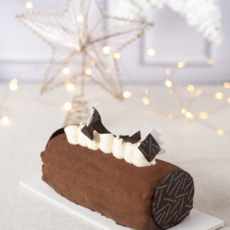 BÛCHE ROULÉE CROUSTILLANT CHOCOLAT pour 6 personnes