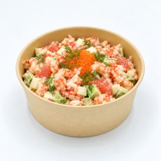 SALADE ÉCREVISSES AVOCAT PAMPLEMOUSSE